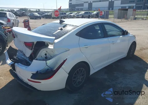 2016 Hyundai Elantra Se из США, поврежденный, VIN 5NPDH4AE5GH720127